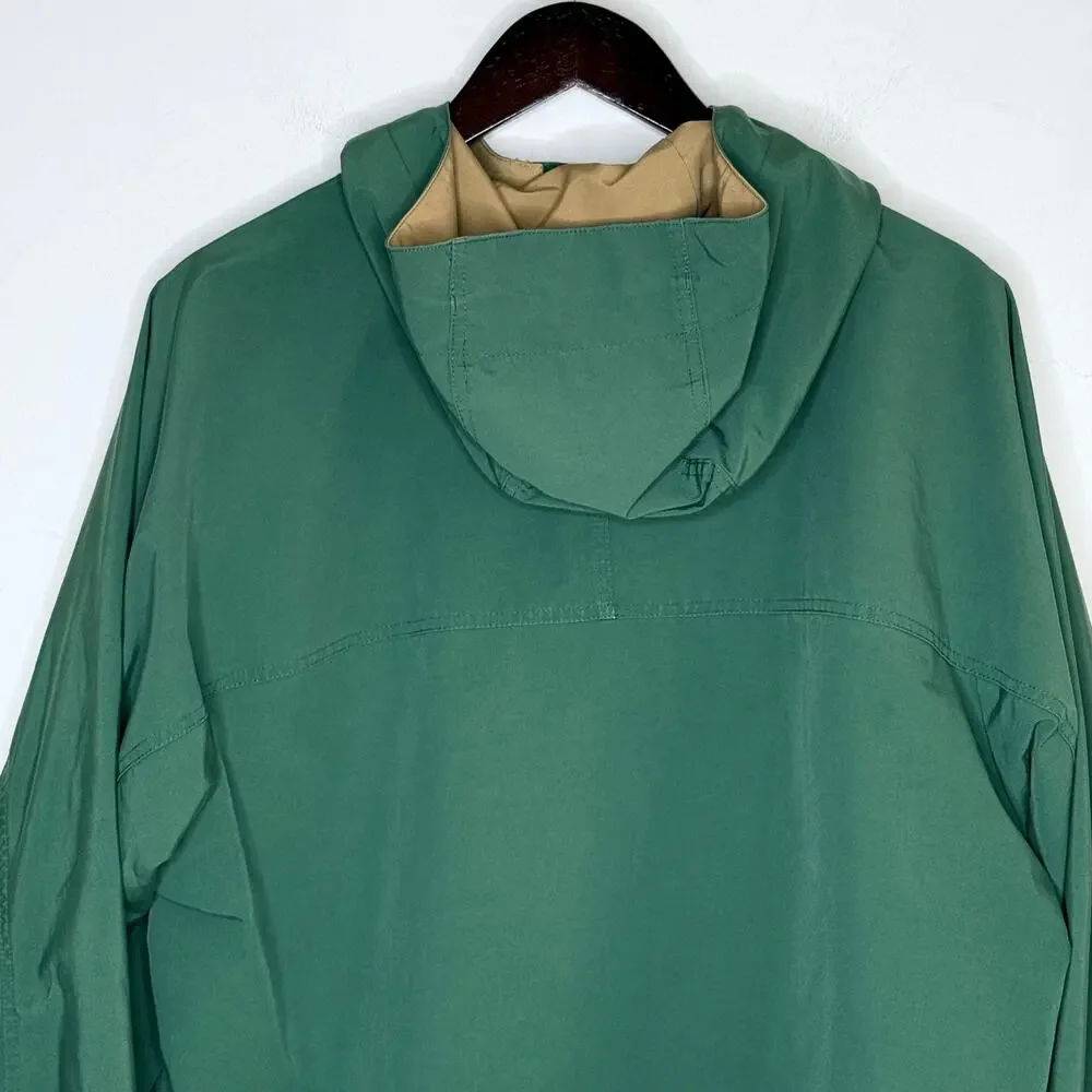 UNIQLO Hooded Utility Jacket Mens‎ XL Green Lightweight Windbreaker Outdoor
